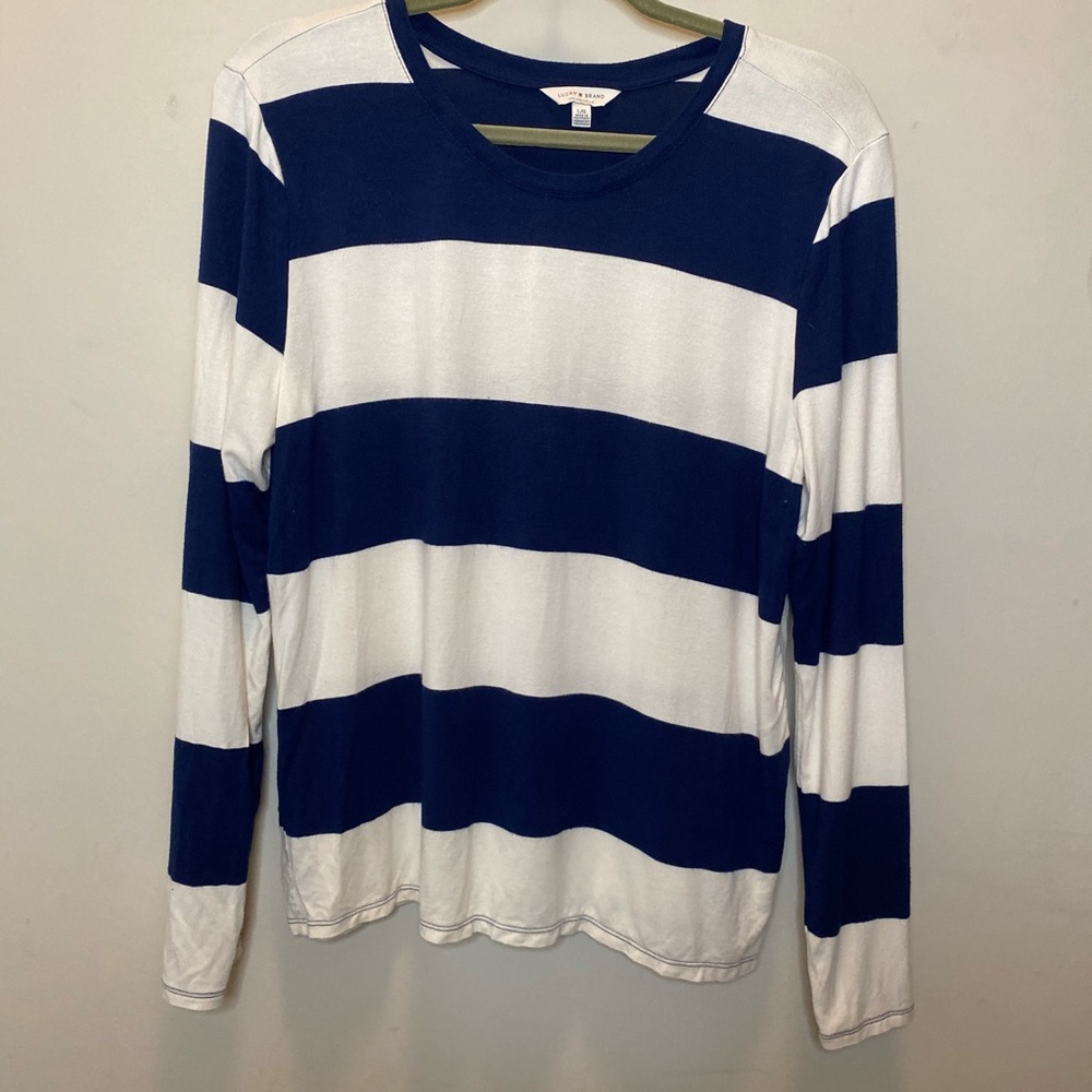 Lucky Brand Striped Top Large